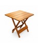 Mesa Dobrável 70 X 70 - IMBUIA/ MEL